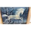 Image 5 : Rare Vintage Signed Tretchikoff 1962 "The Phantom Horse" Print in Wood Frame 12 1/2" x 15 1/4"