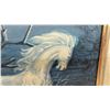 Image 6 : Rare Vintage Signed Tretchikoff 1962 "The Phantom Horse" Print in Wood Frame 12 1/2" x 15 1/4"