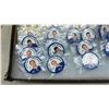Image 11 : Seventy 1995-96 Parkhurst NHL Hockey Coins in Showcase, 16" x 12 1/2"