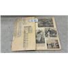 Image 1 : Scrapbook of the 1950 Winnipeg, Manitoba Flood with Full Pages of News Clippings and Photos