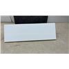 Image 2 : White Wall Shelf With Curved Metal Brackets 8" x 23 1/2"