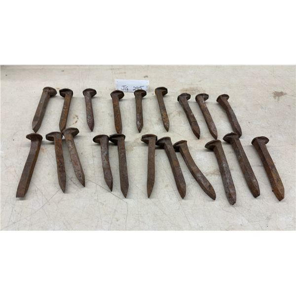 Twenty Railroad Spikes from Rene, Manitoba