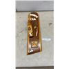 Image 1 : Wooden Havana Club Rum "El Ron De Cuba" Wall Hanging Plaque with Bottle and Glass Replica, 23" x 7"