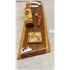 Image 4 : Wooden Havana Club Rum "El Ron De Cuba" Wall Hanging Plaque with Bottle and Glass Replica, 23" x 7"