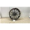 Image 1 : Antique Wooden Spoked Wheel with Metal Rim & Hub, 21" Diameter