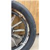Image 4 : Antique Early 20th Century Wooden Artillery Wheel with Goodyear Pneumatic Tire and Demountable Rim