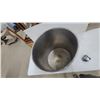 Image 3 : Large Stainless Steel Cylindrical Stock Pot with Welded Side Handles 18" Diameter 19.6" Tall