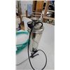 Image 3 : Stainless Steel Manual Pump Sprayer with Pressure Gauge, Trigger Wand, and Hose