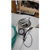 Image 4 : Stainless Steel Manual Pump Sprayer with Pressure Gauge, Trigger Wand, and Hose
