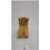 Image 3 : Handcrafted Birch Bark Box with Fitted Lid, Decorative Triangular Cutouts and Coiled Trim 9" Tall