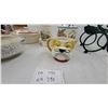 Image 5 : Yellow Ceramic Bulldog Novelty Mug with Red Glasses, Serving Dishes, Lidded Jars Wine Rackand More