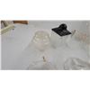 Image 3 : Assortment of Vintage Clear Glass Light Shades, Globes, and Fixture Components