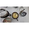 Image 3 : Vintage Assortment of Pressure Gauges Including J. Morrison Brass Mfg. Co. 0-30 PSI and More