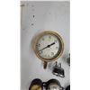 Image 4 : Vintage Assortment of Pressure Gauges Including J. Morrison Brass Mfg. Co. 0-30 PSI and More
