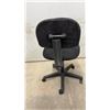 Image 12 : Pair of Blue Fabric Office Task Chairs With Black Armrests and Five-Star Caster Bases & Rolling