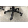 Image 8 : Pair of Blue Fabric Office Task Chairs With Black Armrests and Five-Star Caster Bases & Rolling