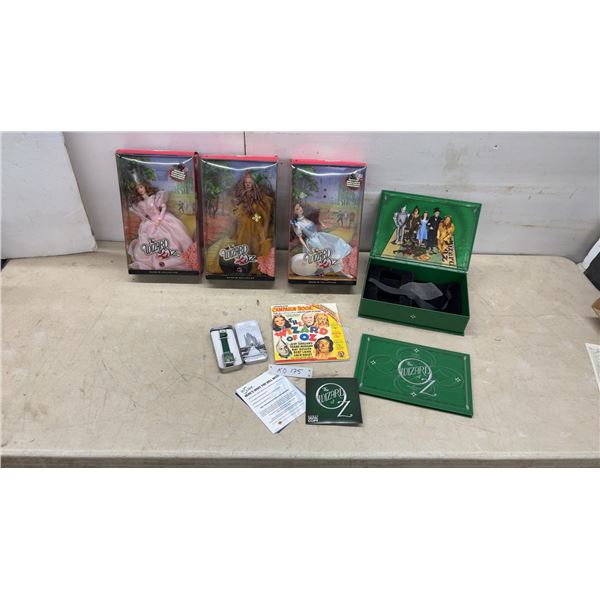 The Wizard of Oz Barbie Collector Dolls, Campaign Book, Watch, & More