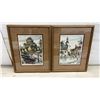 Image 2 : Set of Five Framed Nikola Hand-Colored Etchings, Quebec City Scenes Including Château Frontenac