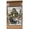 Image 3 : Set of Five Framed Nikola Hand-Colored Etchings, Quebec City Scenes Including Château Frontenac