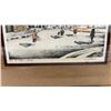 Image 6 : Set of Five Framed Nikola Hand-Colored Etchings, Quebec City Scenes Including Château Frontenac