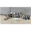 Image 1 : Vintage Mid-Century Japanese Ceramic Animal Salt and Pepper Shakers