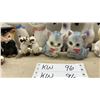 Image 3 : Vintage Mid-Century Japanese Ceramic Animal Salt and Pepper Shakers
