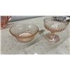 Image 5 : Vintage Depression Glass Lot, Anchor Hocking Forest Green Sherbets and Federal Diana Plate