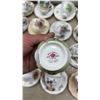 Image 8 : A Collection of Porcelain Teacups & Saucers, Various Patterns & Colors