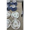 Image 6 : Assorted Vintage Porcelain and Fine China Teacups and Saucers with Floral Patterns