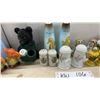 Image 4 : Assortment of Vintage Ceramic Salt and Pepper Shakers, Animals, Figures, Florals and More