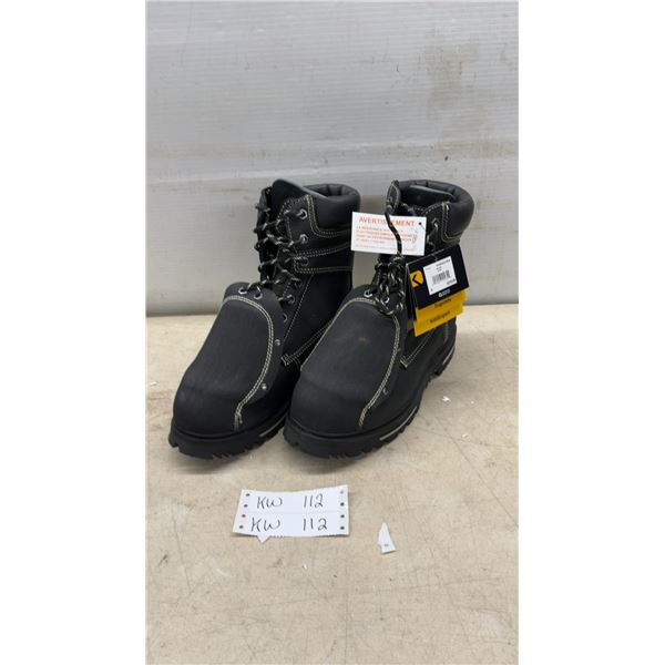 New Dakota WorkPro Series 8514 STSP External Metguard 8" Steel Toe Work Boots, Size 9, Black