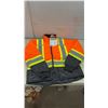 Image 5 : New Pioneer StarTech V1170150 Hi-Viz Quilted Freezer Jacket, Orange, Size Large