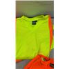 Image 4 : ForceField High-Visibility Short-Sleeve V-Neck Safety Shirts in Neon Yellow and Orange, XL and More
