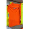 Image 5 : ForceField High-Visibility Short-Sleeve V-Neck Safety Shirts in Neon Yellow and Orange, XL and More