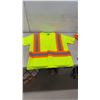 Image 8 : ForceField High-Visibility Short-Sleeve V-Neck Safety Shirts in Neon Yellow and Orange, XL and More