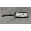 Image 4 : Vintage Silver-Plated Crumb Scoop with Flying Ducks Design and Two Glass Oil Lamps with Chimneys