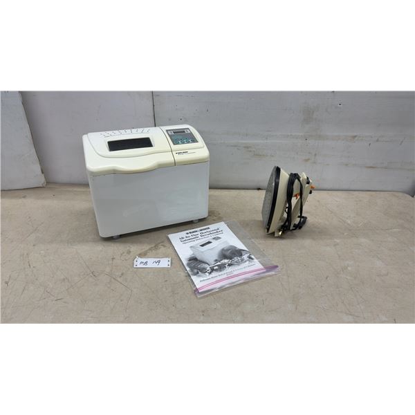 Black & Decker All-in-One Horizontal Automatic Breadmaker With Manual & Iron