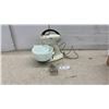 Image 1 : Vintage Berkley De Luxe Cream Stand Mixer with 2 Milk Glass Bowls and Beaters