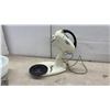 Image 2 : Vintage Berkley De Luxe Cream Stand Mixer with 2 Milk Glass Bowls and Beaters
