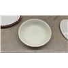 Image 5 : Vintage Kitchenware Lot With Ridgways Platters, Wooden Utensils, Kitten Picture, 11" x 14"