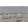 Image 10 : 4 Milk Glass Mixing Bowls, 3 Federal, 1 Fire-King Milk & Anchor Hocking Gold Trim Glass Bowls