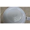Image 3 : 4 Milk Glass Mixing Bowls, 3 Federal, 1 Fire-King Milk & Anchor Hocking Gold Trim Glass Bowls