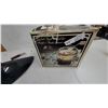 Image 2 : 18-Piece Crystal Fruit Punch Set with Bowl, Cups, Hooks, Ladle and TV Stand Base