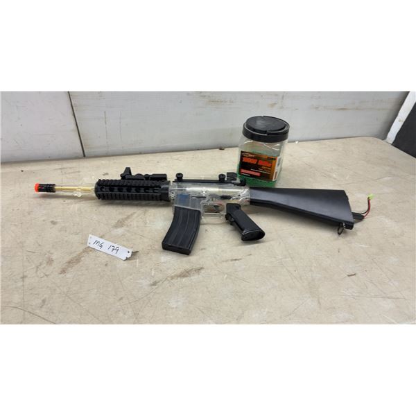 DPMS Panther Carbine BB Rifle with Red Dot Sight, with BB's(Needs Battery)