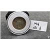 Image 1 : 1956 Canadian 50-Cent Silver Coin Featuring Queen Elizabeth II and Coat of Arms in Capsule