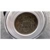 Image 3 : 1956 Canadian 50-Cent Silver Coin Featuring Queen Elizabeth II and Coat of Arms in Capsule