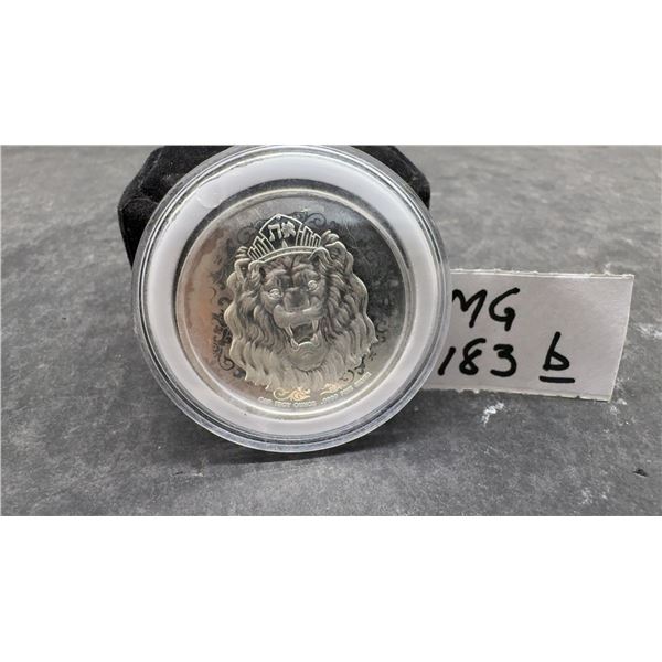 2021 Niue $2 Lion of Judah 1 Troy Ounce.9999 Fine Silver Coin