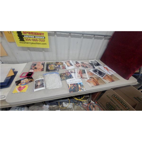 Signed 1998 Gallery "Girl Next Door" Lori Michele and 1997 Playboy 25 Jahre Anniversary Magazines