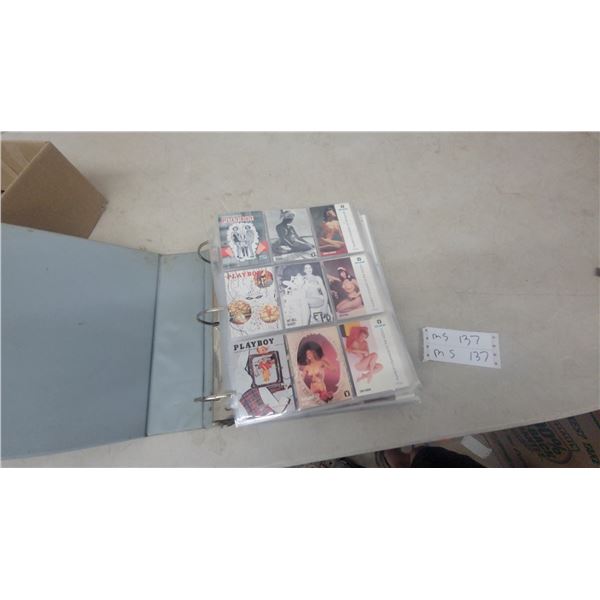 Playboy Trading Card Binder with 700+ Cards