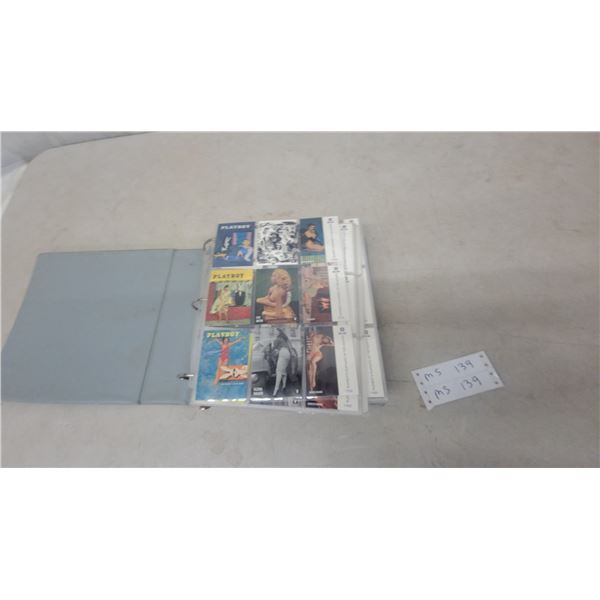 Playboy Playmates of the Month Trading Card Binder &Over 700 Cards